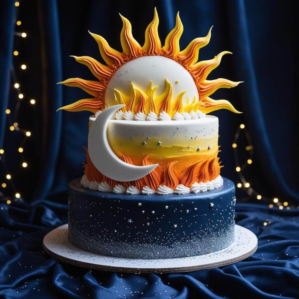 The Celestial Sun and Moon Cake