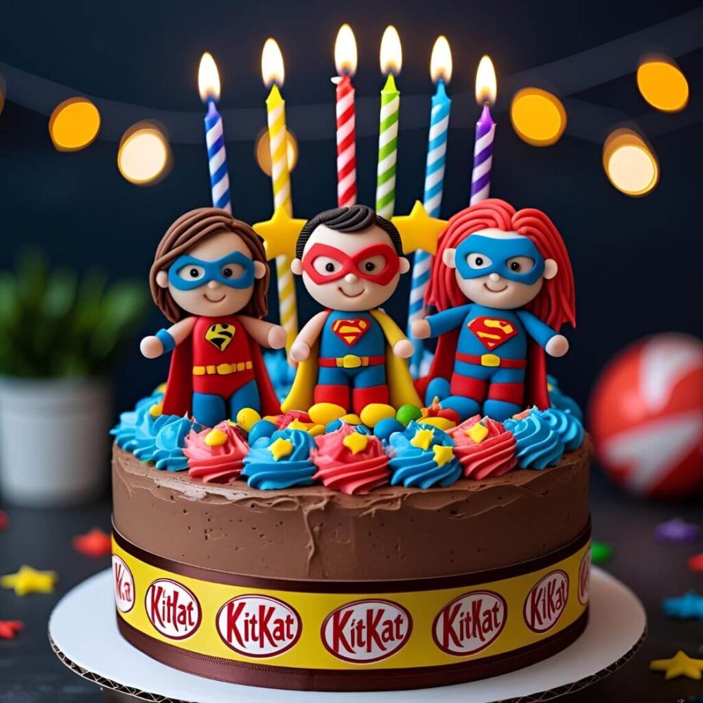 Themed Birthday KitKat Cake