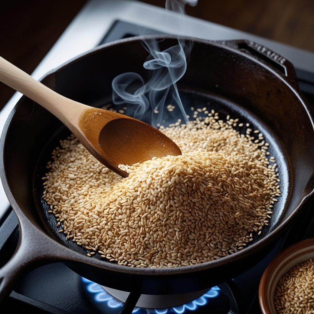 Toast the Sesame Seeds