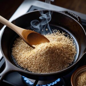 Toast the Sesame Seeds
