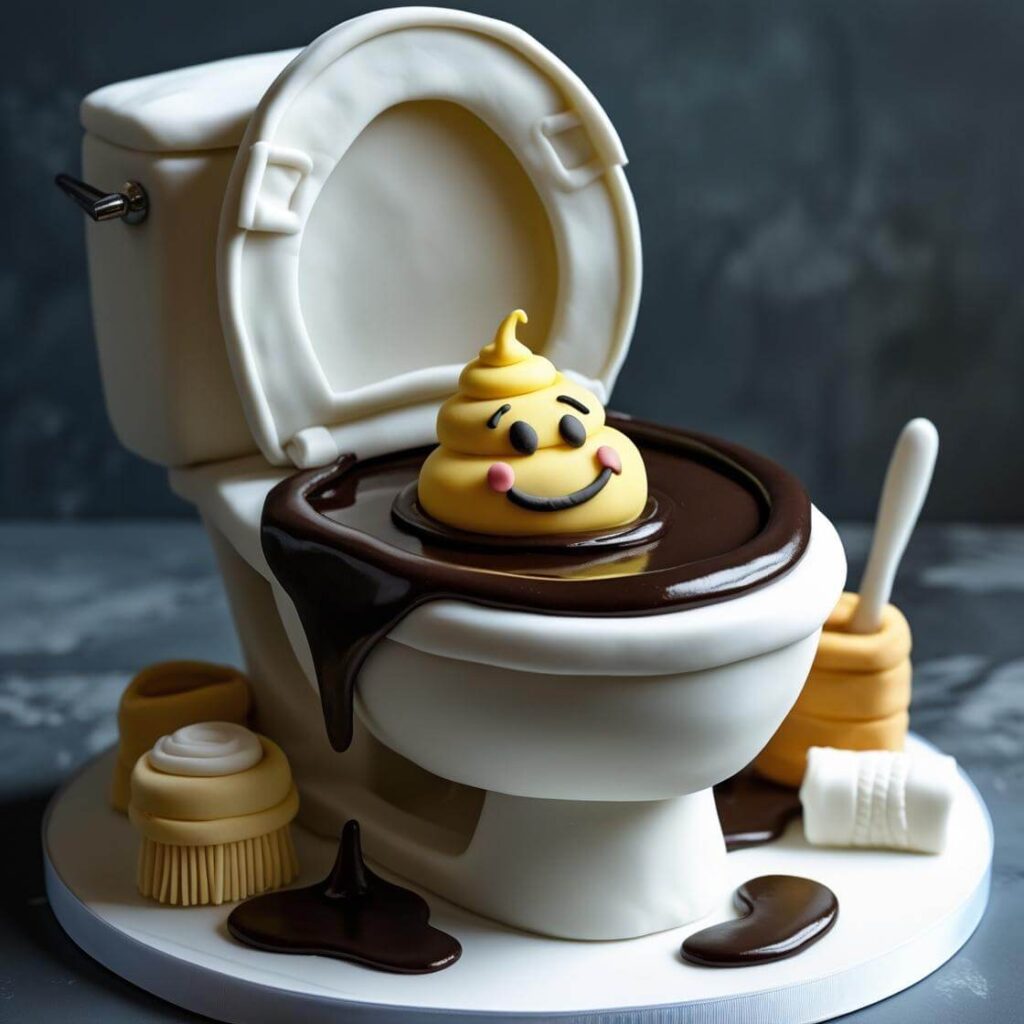 Toilet Humor Cake
