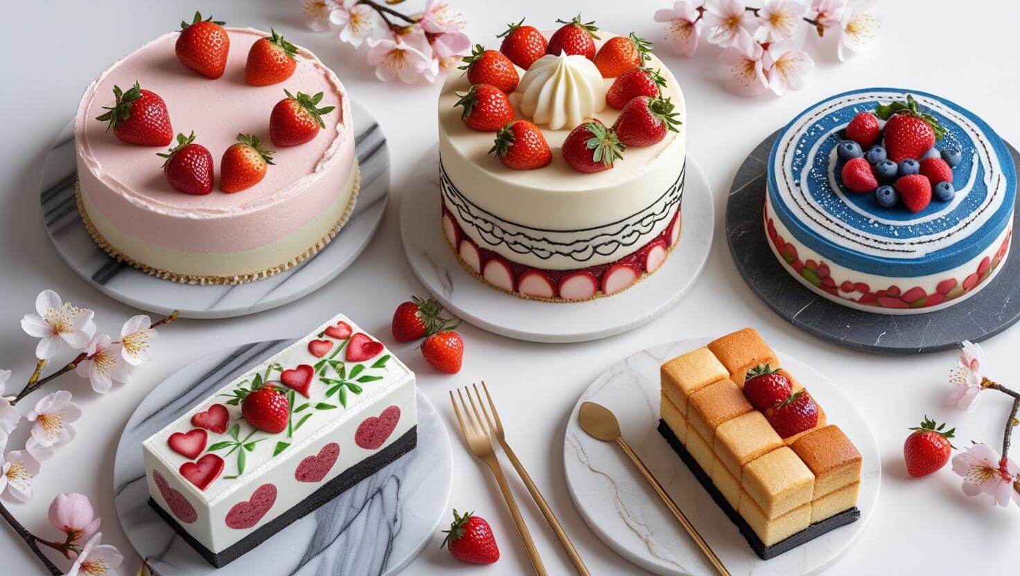 Top 5 Trending Korean and Japanese Cake Styles