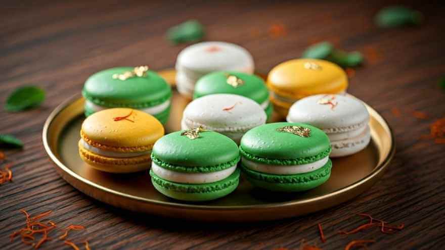 Tri-Color Gluten-Free Macarons