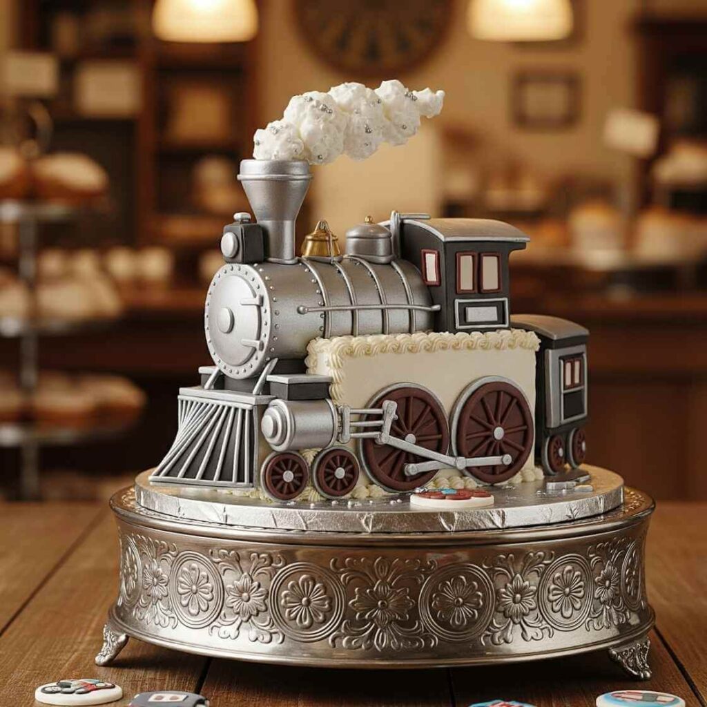 Vintage Steam Train Cake