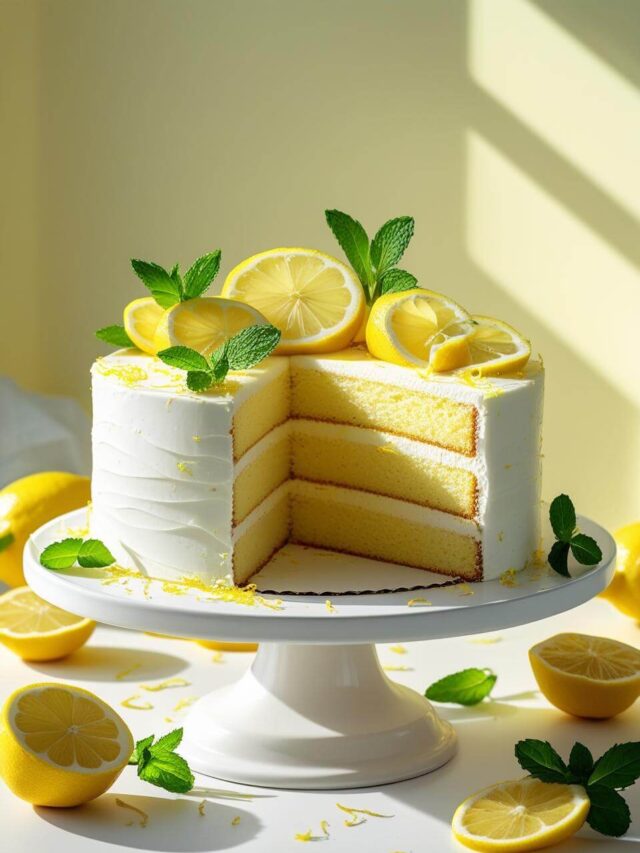 Easy Homemade Lemon Sponge Cake Recipe for Beginners!