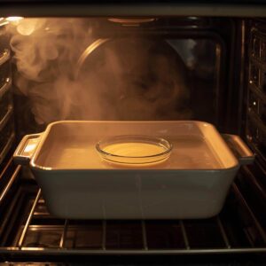 Bake in a Water Bath Step