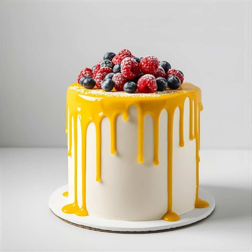 Classic Vintage Drip Cake
