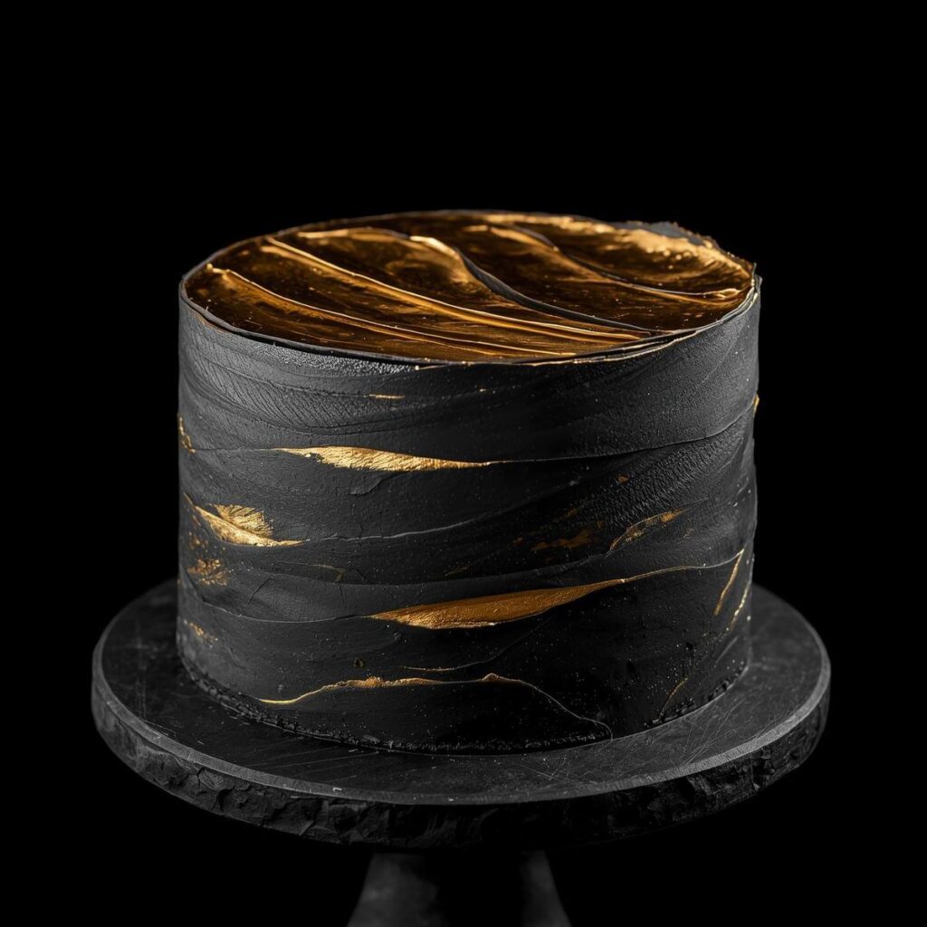 Gold Leaf Glamour Cake