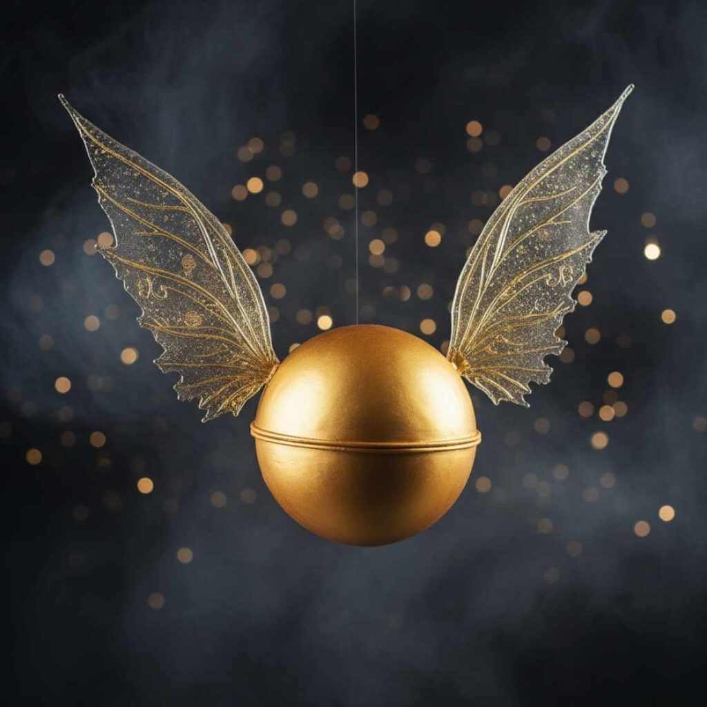 Golden Snitch Cake