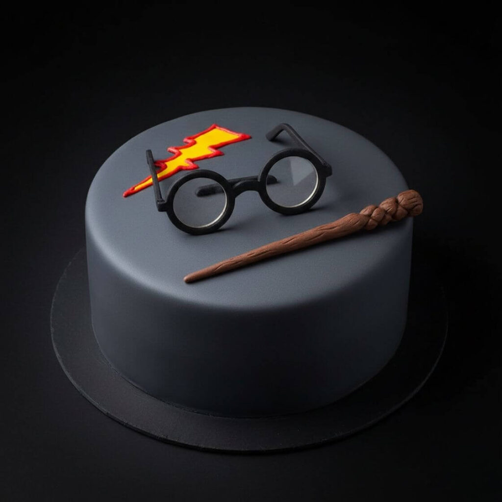 Harry’s Glasses & Scar Cake