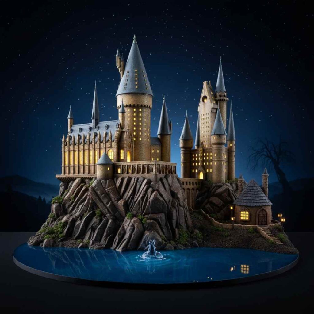 Hogwarts Castle Cake