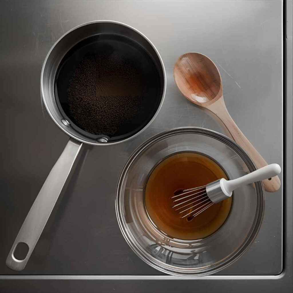 Make Coffee Syrup Step