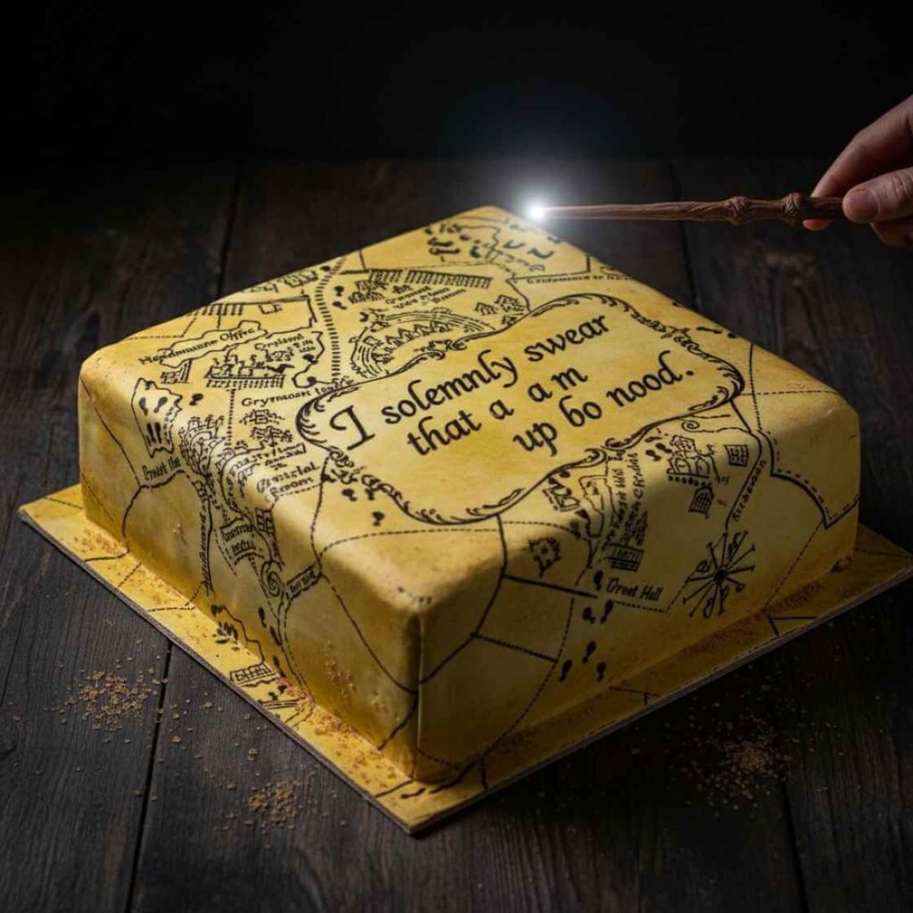 Marauder’s Map Cake