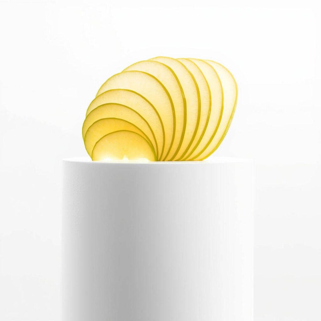 Minimalist Fruit Slices