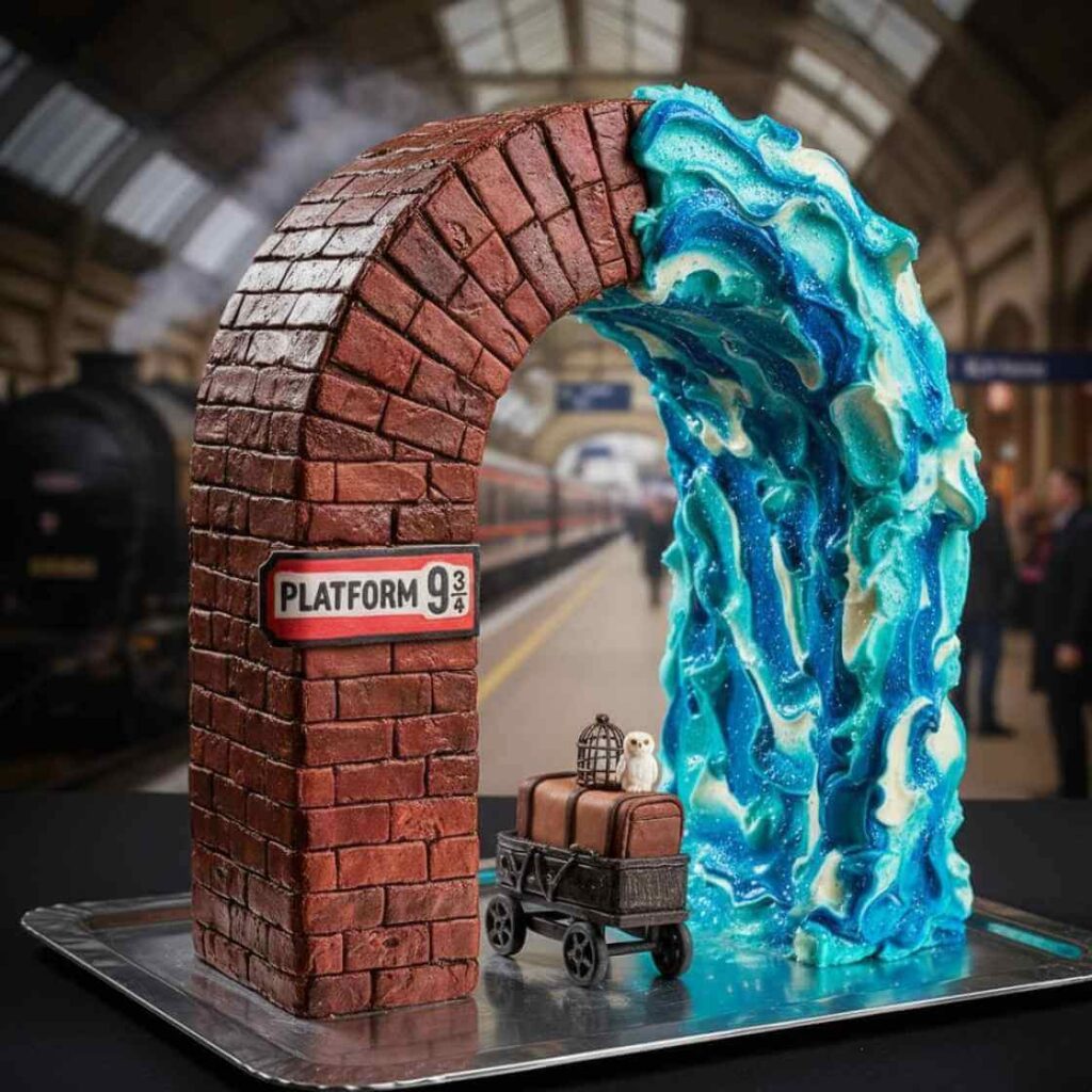 Platform 9¾ Cake