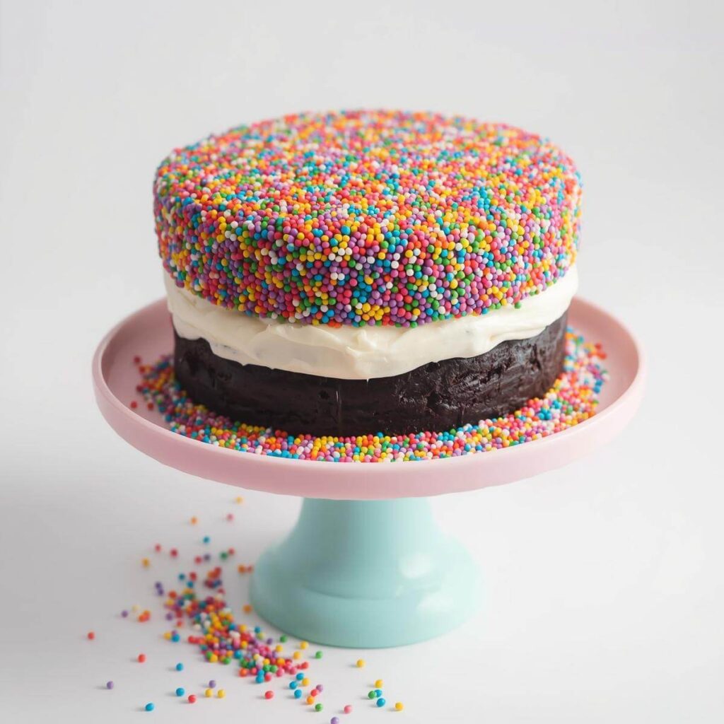 Simple & Sprinkled Cake