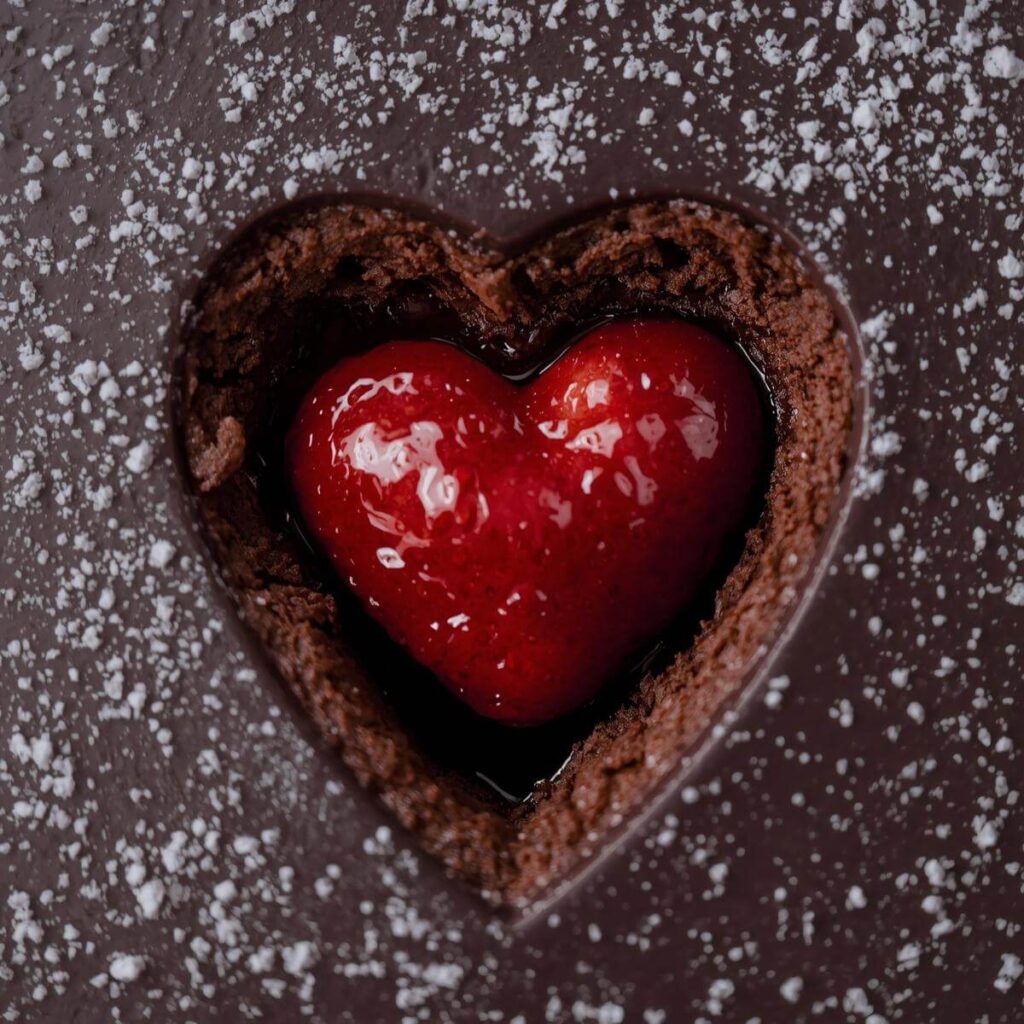The Berry Heart Inlay Cake