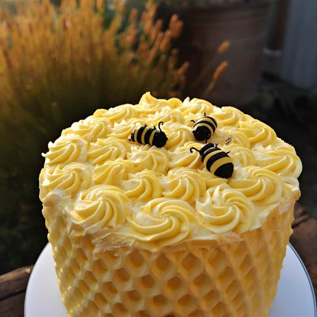 The Buzzing Beehive Cake