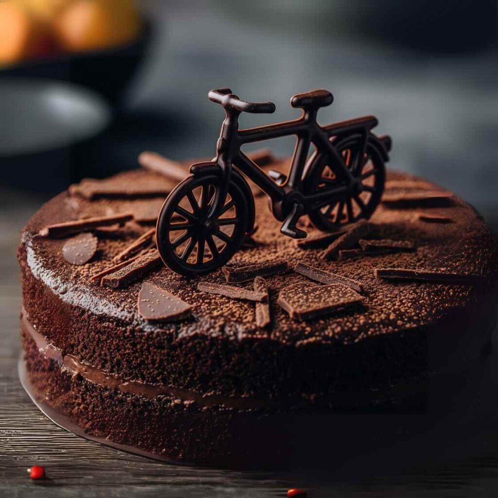 The Chocolate Lover's Bike Cake