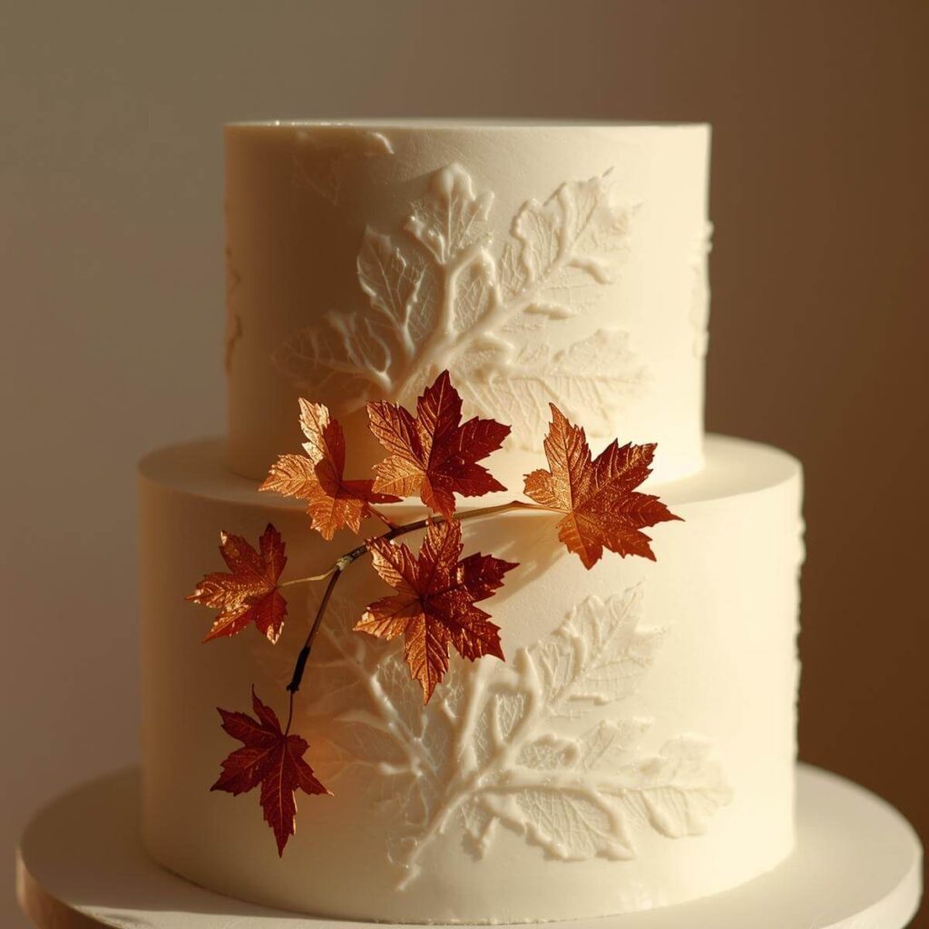 The Classic Autumn Leaves Cake