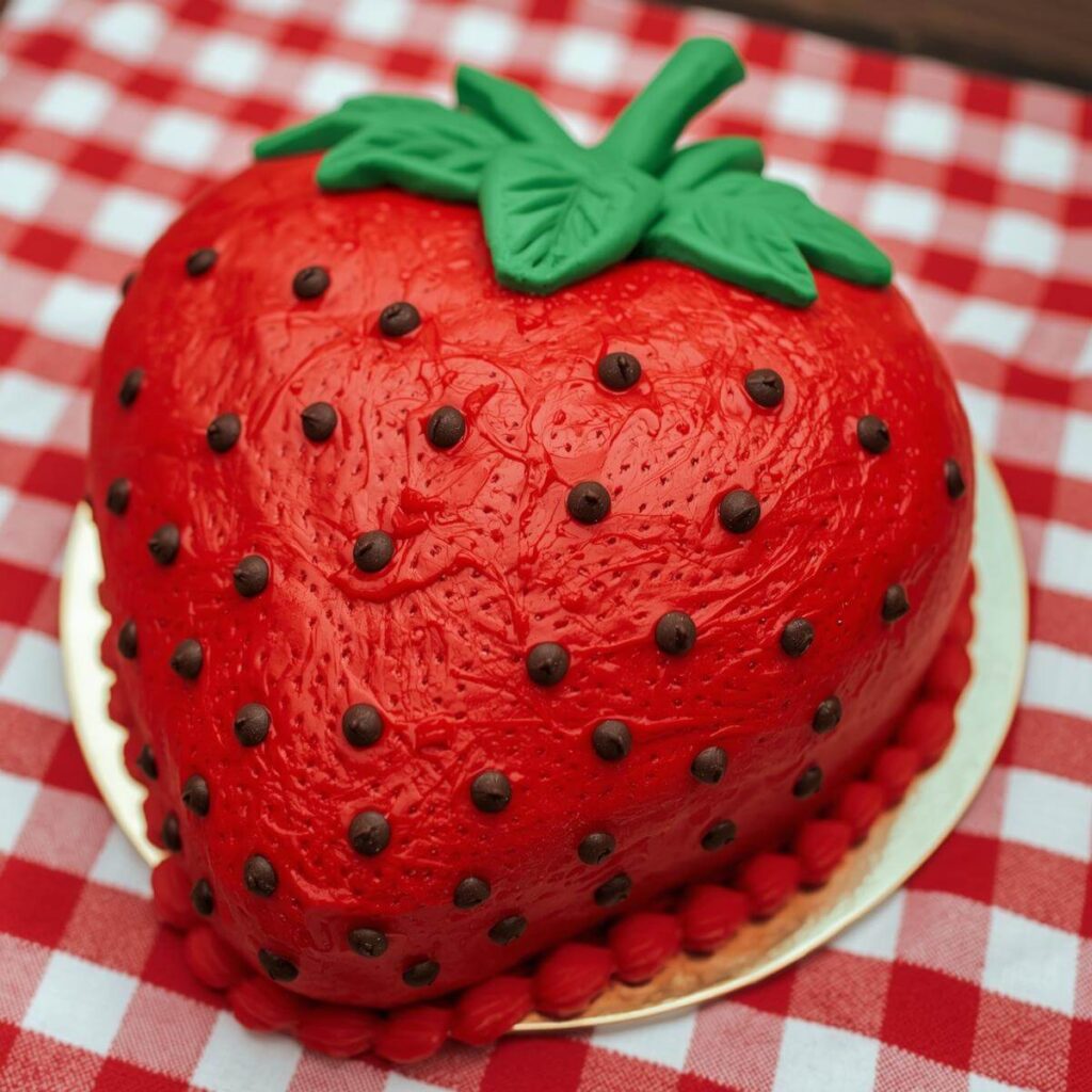 The Dipped Strawberry Style Cake