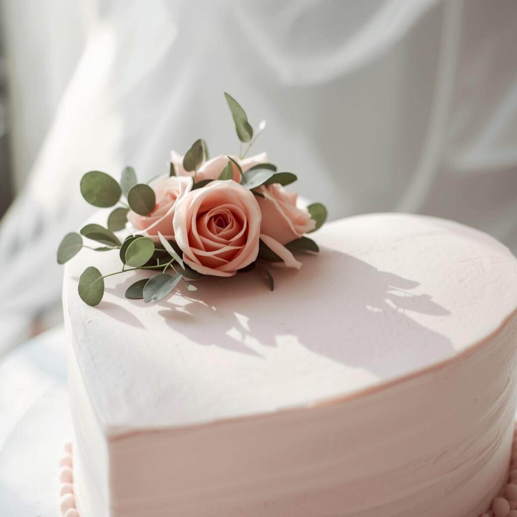 The Fresh Flower Beauty Heart Cake