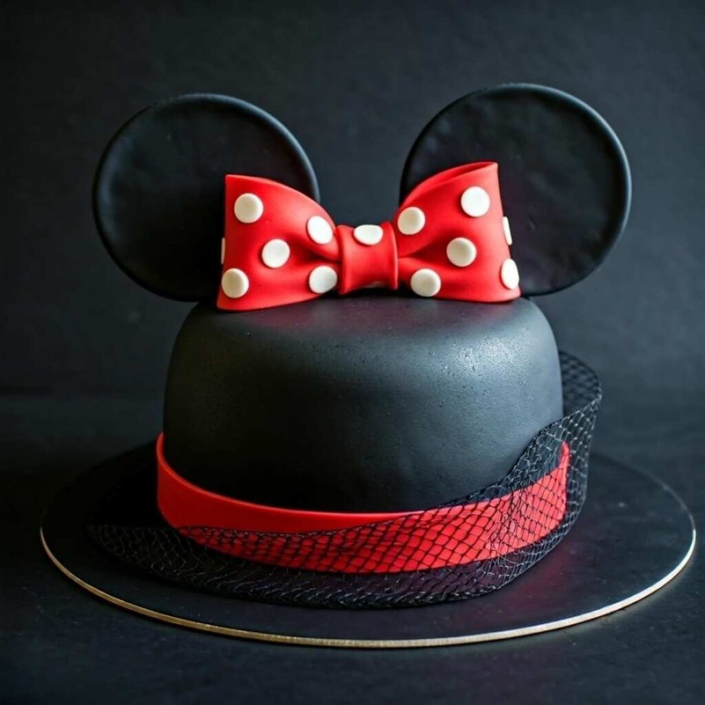 The It's a Mouse Ear Hat Cake