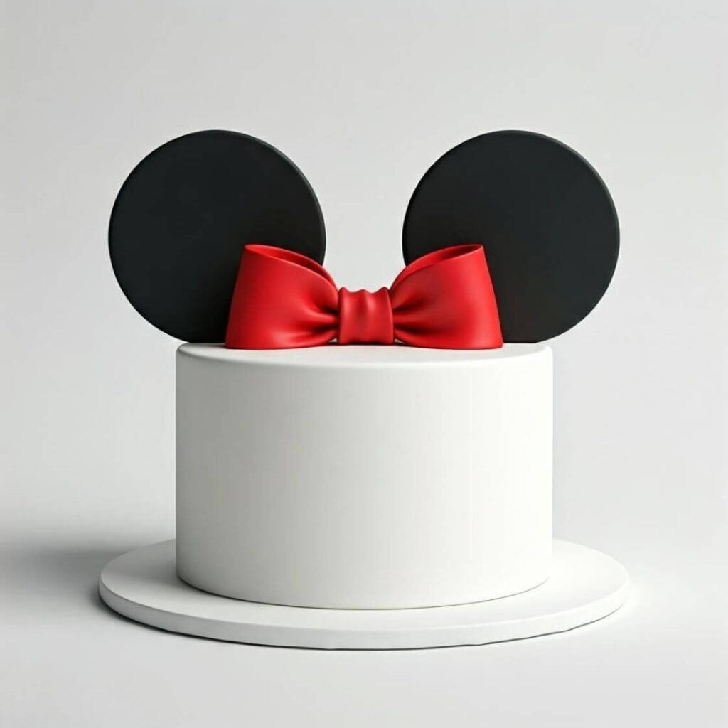 The Modern & Minimalist Minnie Cake