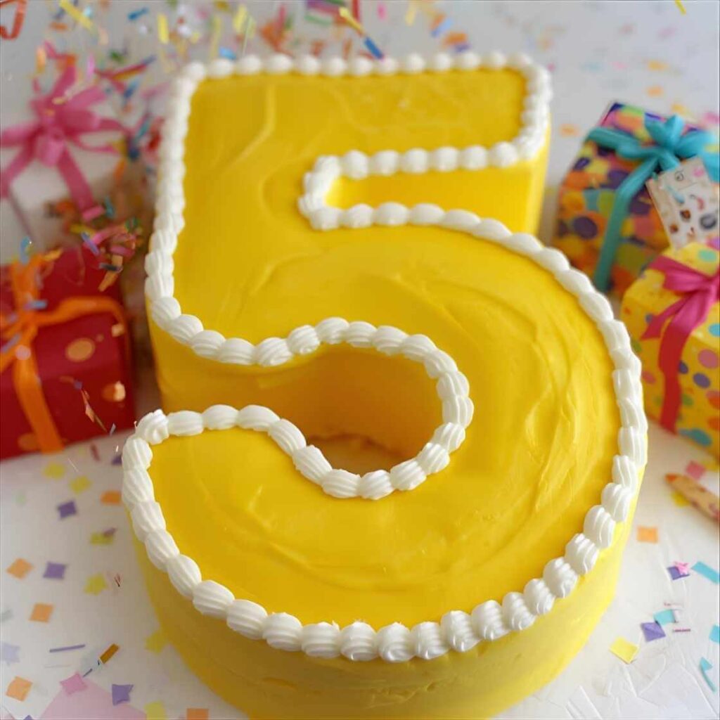 The Number-Shaped Birthday Cake