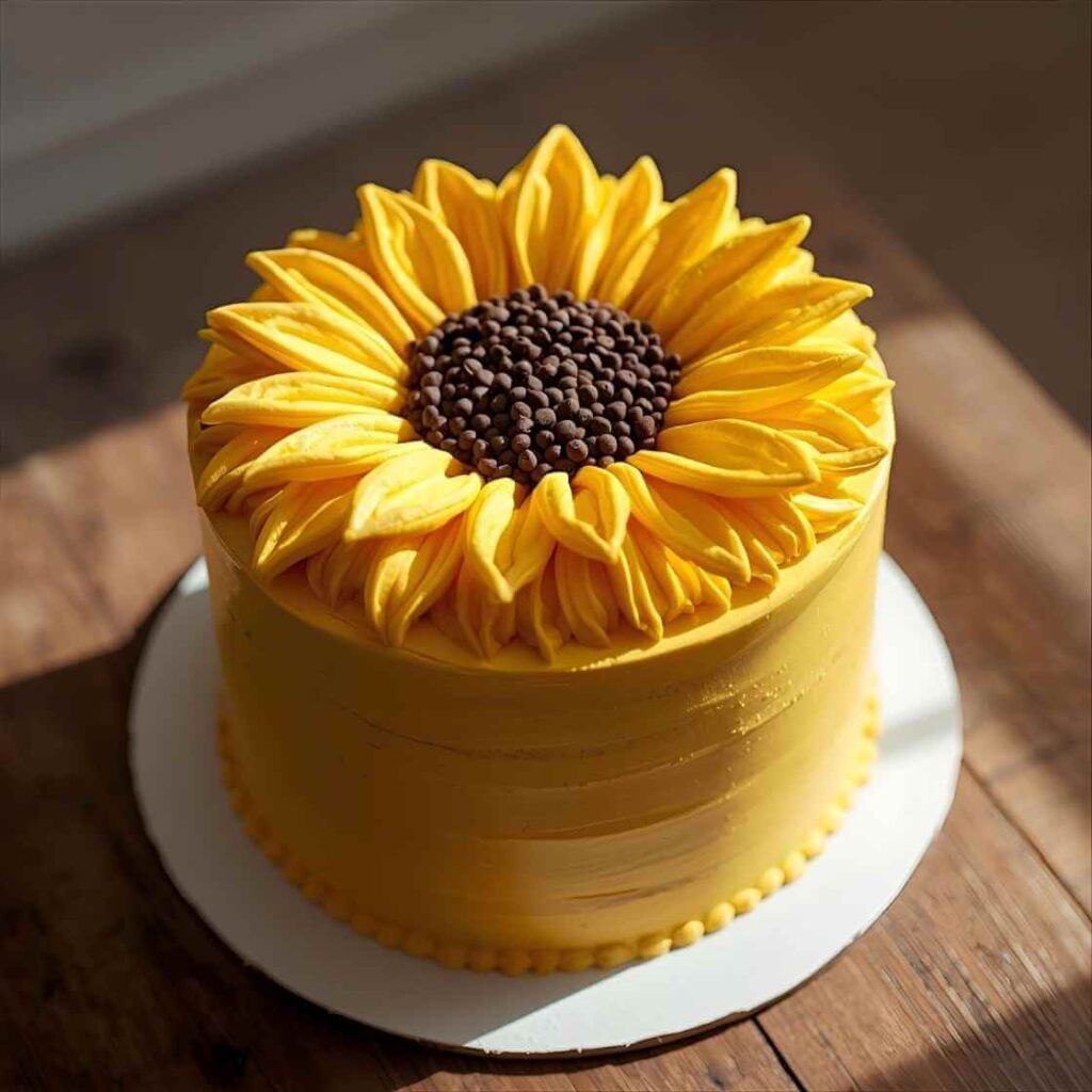 The Sunny Sunflower Cake