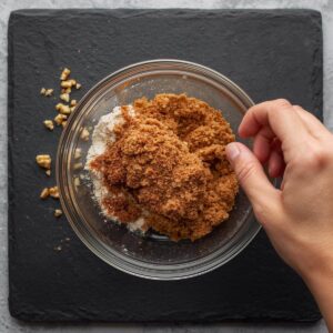 Prepare Crumble Topping Step