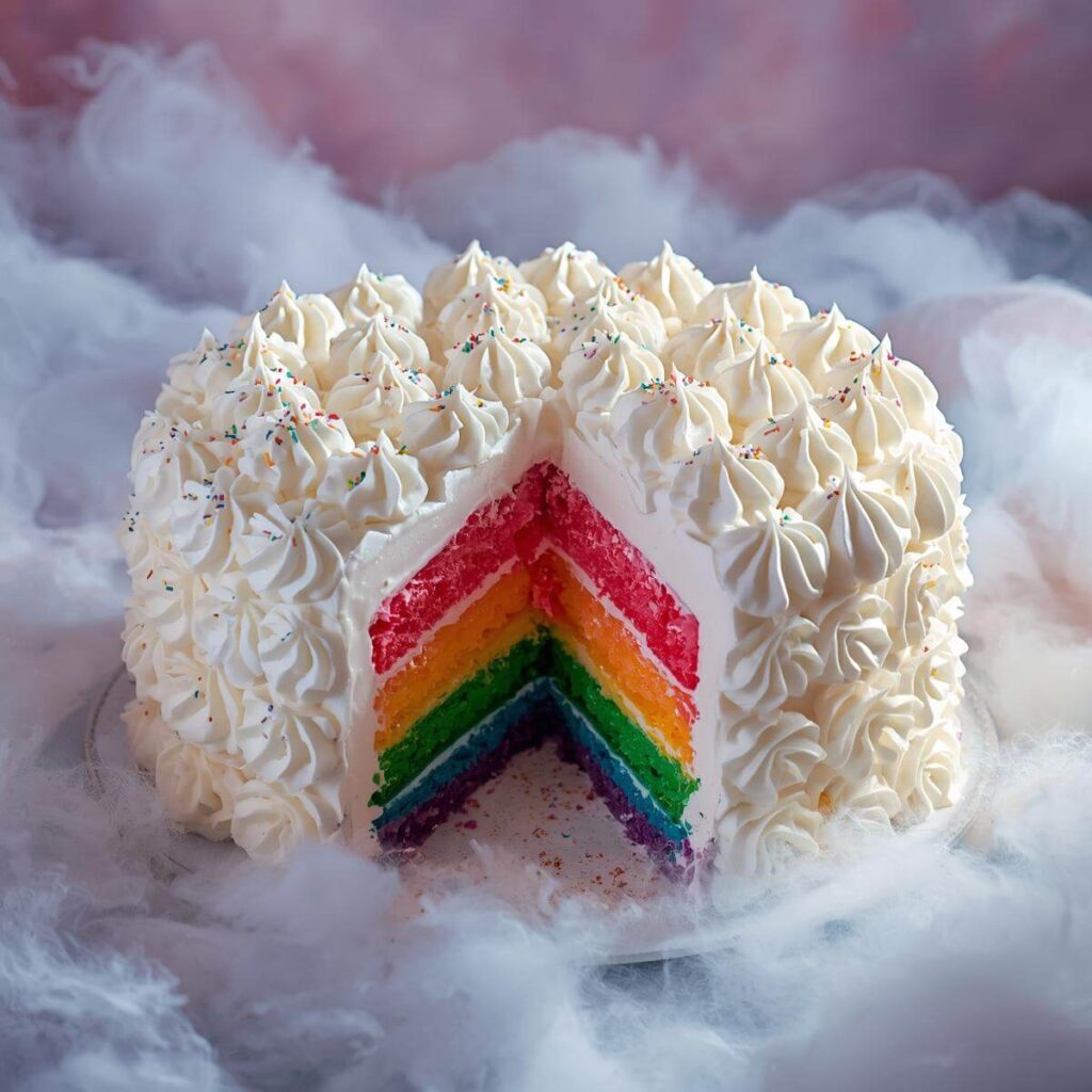 The Whimsical Cloud Cake