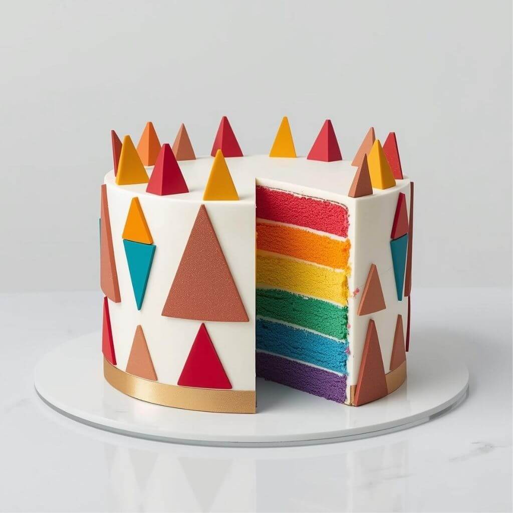The Geometric Rainbow Cake