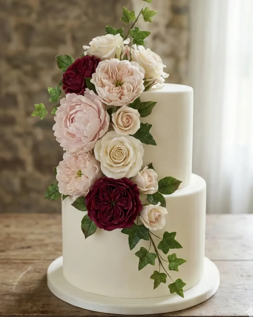 Garden of Eden Floral Cascade Cake