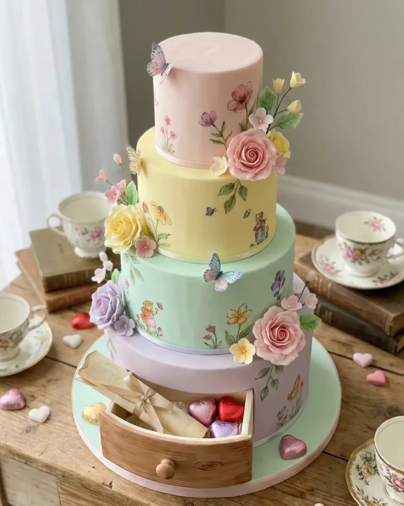 Valentine Interactive Message Cake