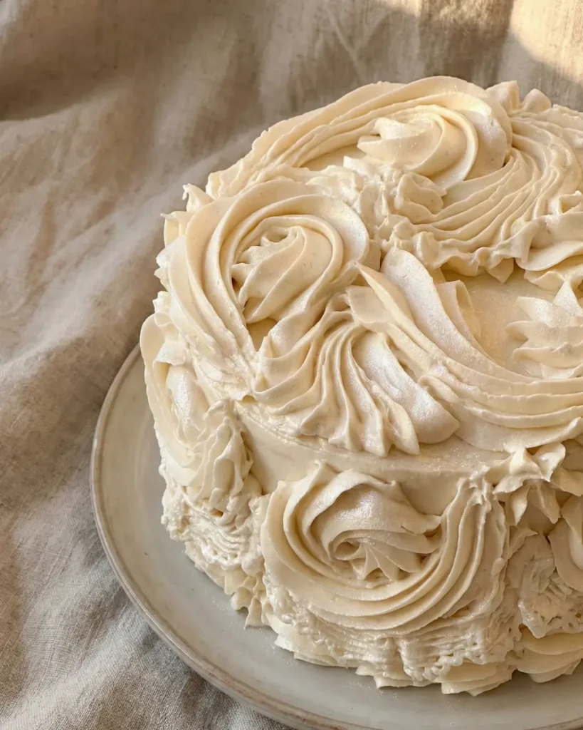 Textured Buttercream & Fabric Effects Cake