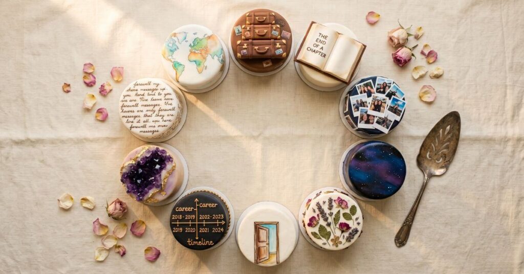10 Farewell Cake Design Ideas That Make Goodbyes a Little Sweeter
