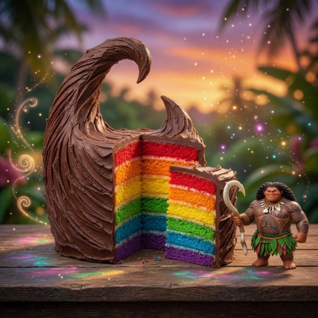 The You’re Welcome Rainbow Cake