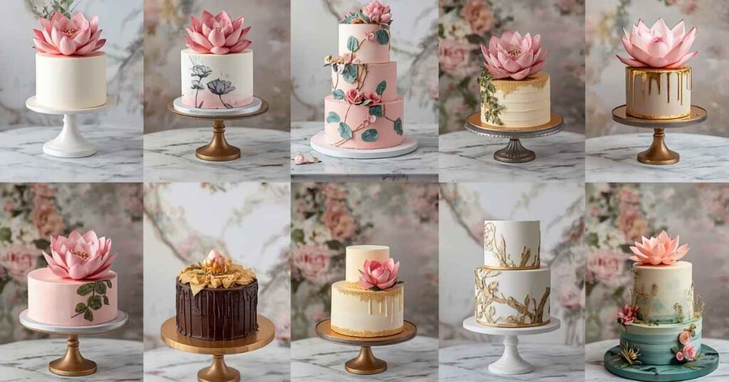10 Lotus Cake Designs Ideas for Your Next Celebration