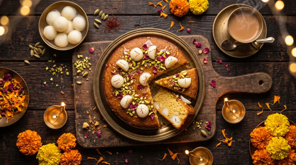 Rasgulla Cake
