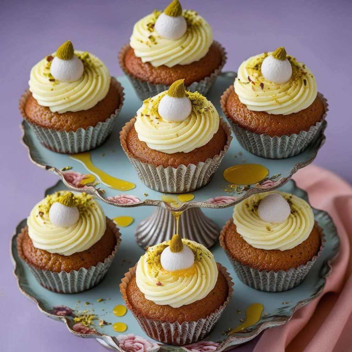 Mini Rasmalai Cupcakes
