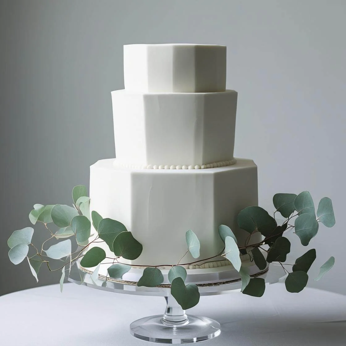 Two-Tiered Minimalist Cake
